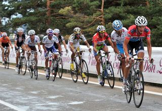 Frank Schleck attacks, Vuelta a Espana 2010, stage 20