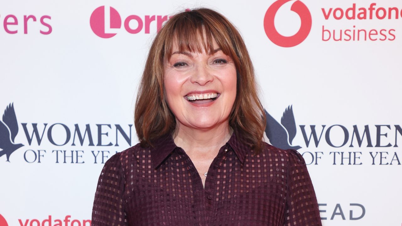 Lorraine Kelly attends the Women of the Year Lunch and Awards at Royal Lancaster Hotel on October 7, 2024 