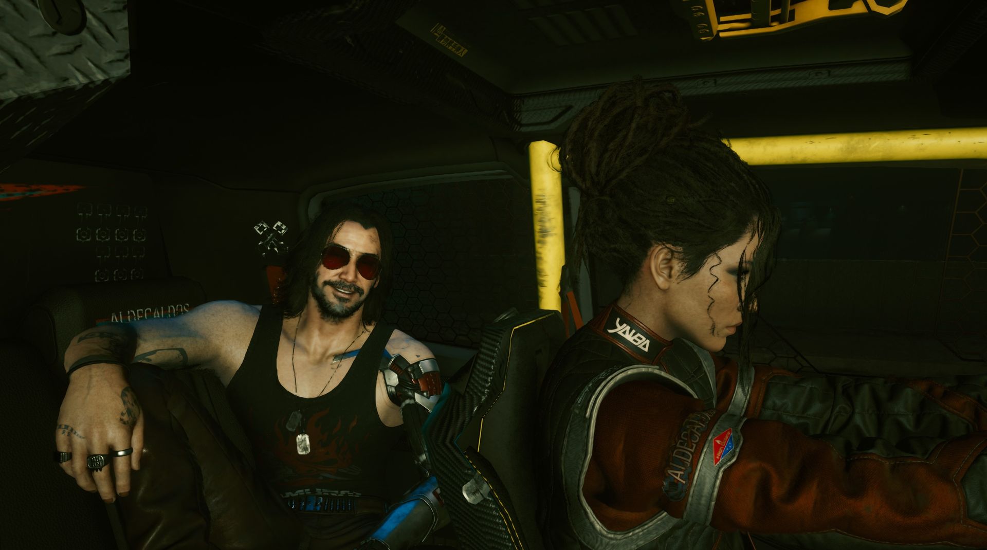 Cyberpunk 2077 v and Johnny