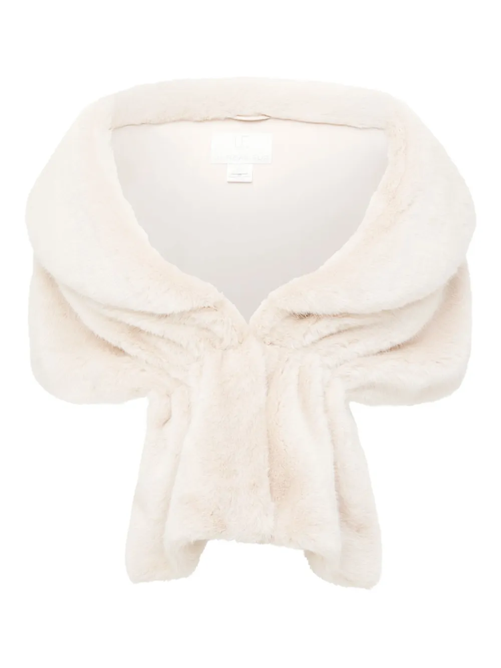 Unreal Fur Champagne Faux-Fur Shawl | Os