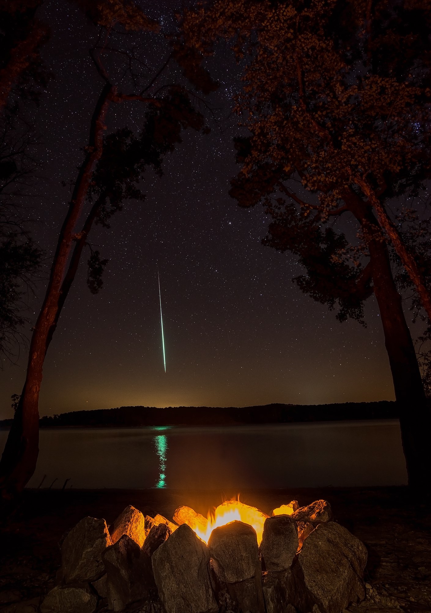 Perseid Fireball By Sheridan