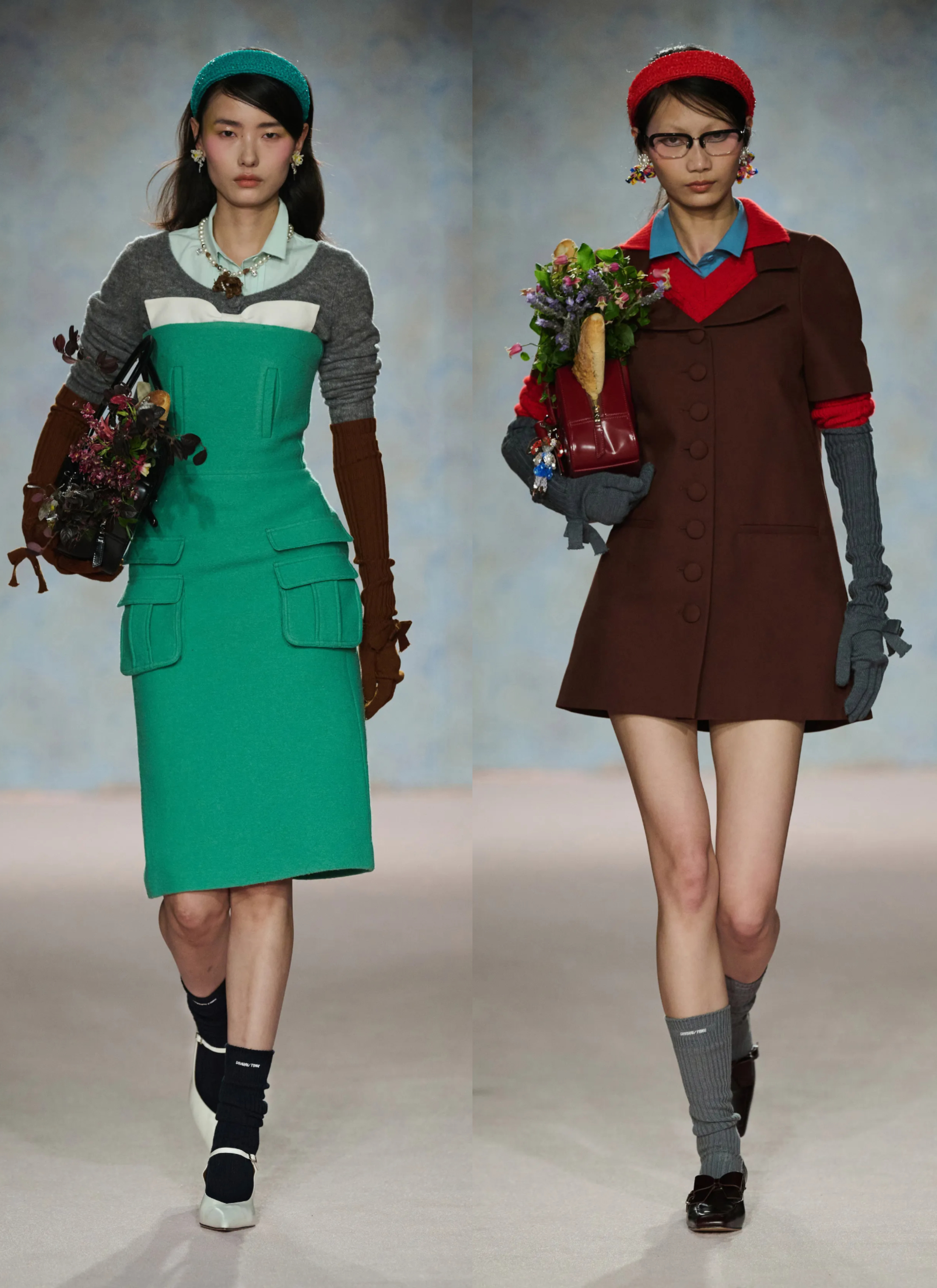 bold fall color combinations at Shushu/Tong