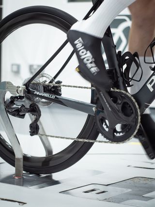 Inside the Silverstone wind tunnel helmet test