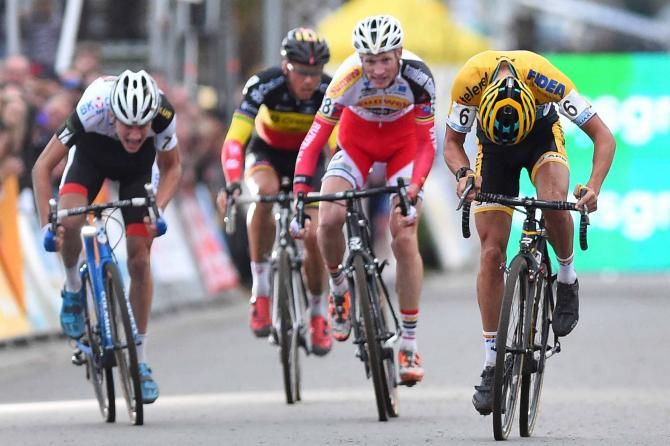 The sprint in the Superprestige Ruddervoorde