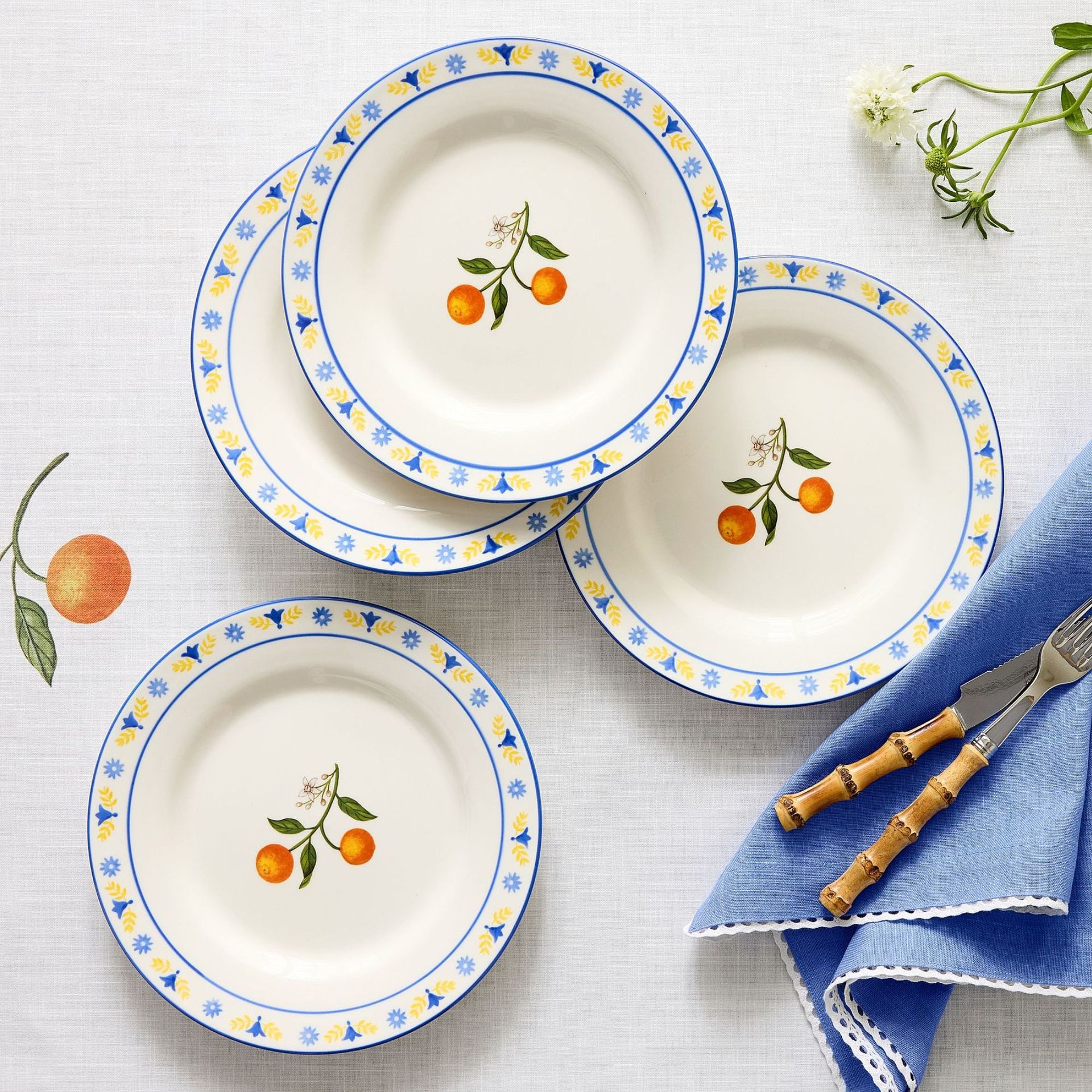 Mark D. Sikes Valencia Vine Salad Plates