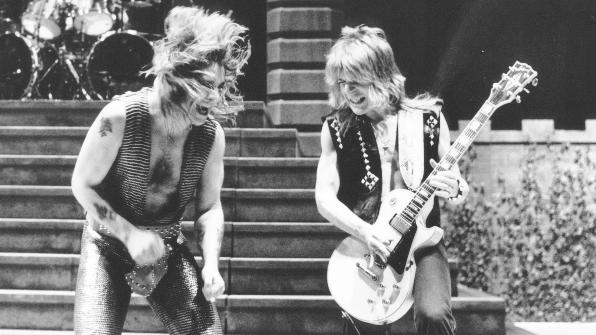 Ozzy Osbourne and Randy Rhoads 