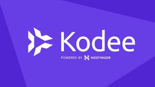 Kodee logo on a blue background