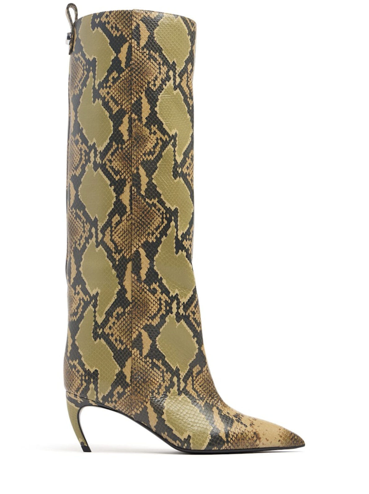 The Attico, 65mm Lea Snake Print Leather Boots