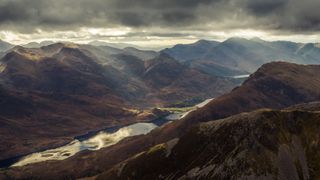 Taken from Am Bodach on the Ring of Steall showing Loch Leven below