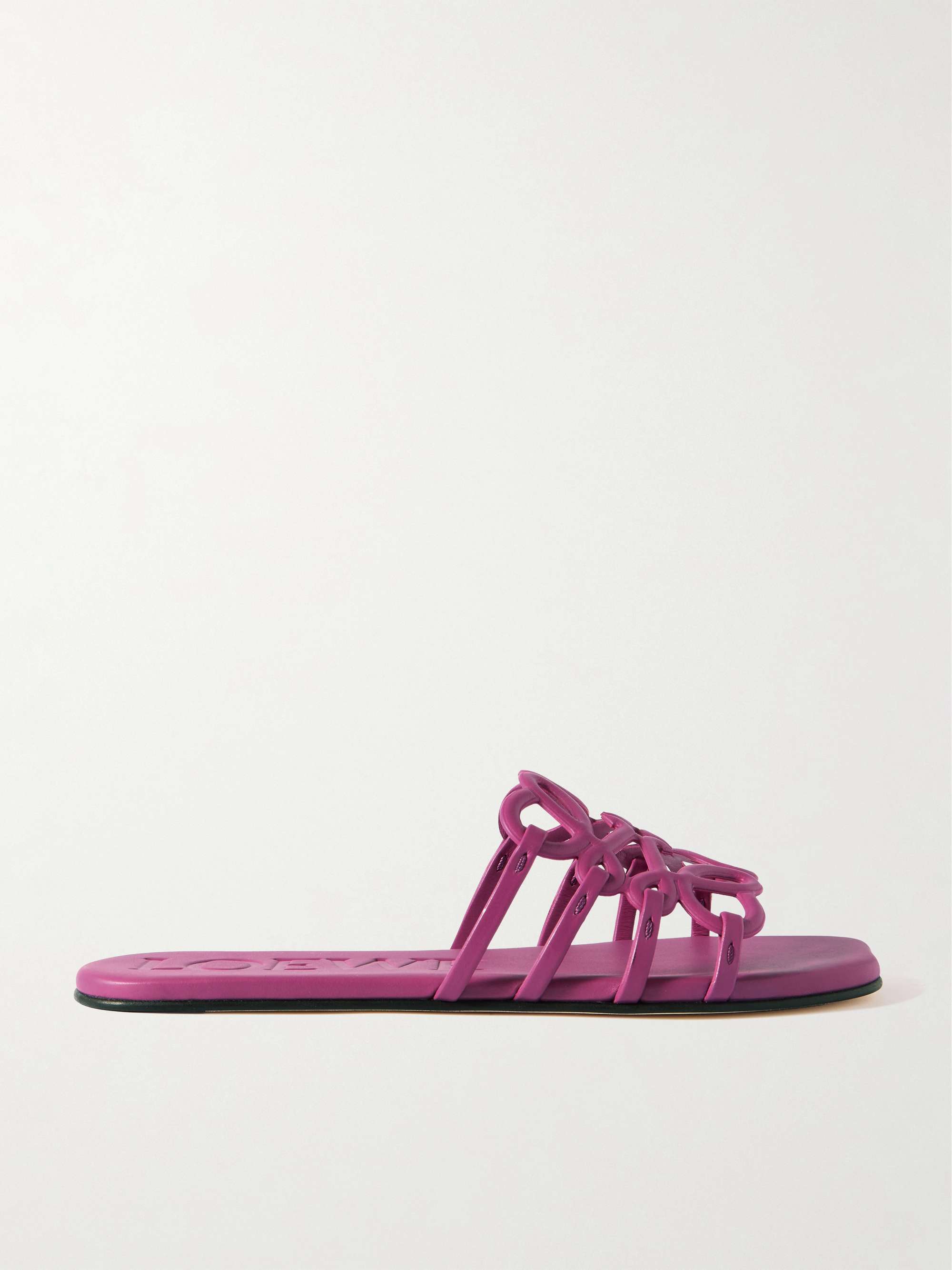 + Paula's Ibiza Petal Anagram Leather Slides