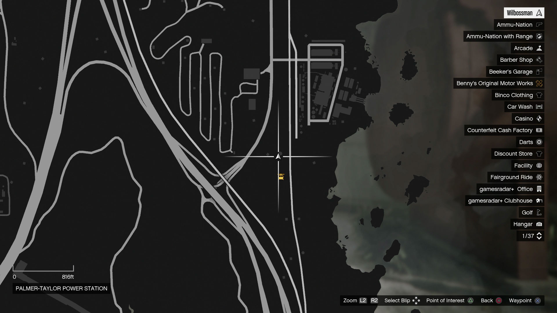 GTA Online Serial Killer Clue 5A – mapa Czarnej furgonetki