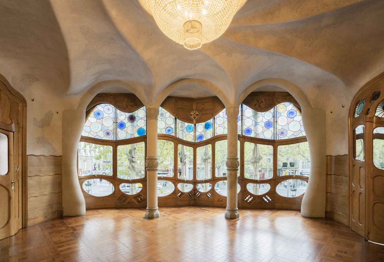 Casa Batlló interiors by antoni gaudi