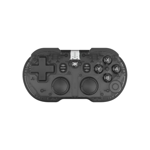 Crkd Atom+ Wireless Mini Controller - Compatible With Nintendo Switch 2, Switch Oled, Ios, Android, Pc &amp;amp; Smart Tv - Smoke Black Edition