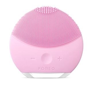 FOREO LUNA mini 2 Silicone Facial Cleansing Brush for Spa Skincare at Home, Pearl Pink