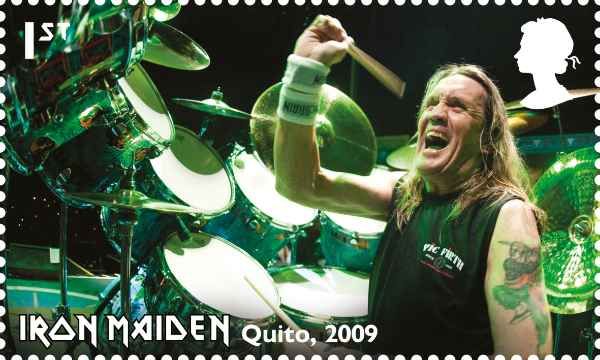 Iron Maiden stamp
