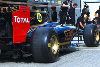 Lotus F1 pitstop