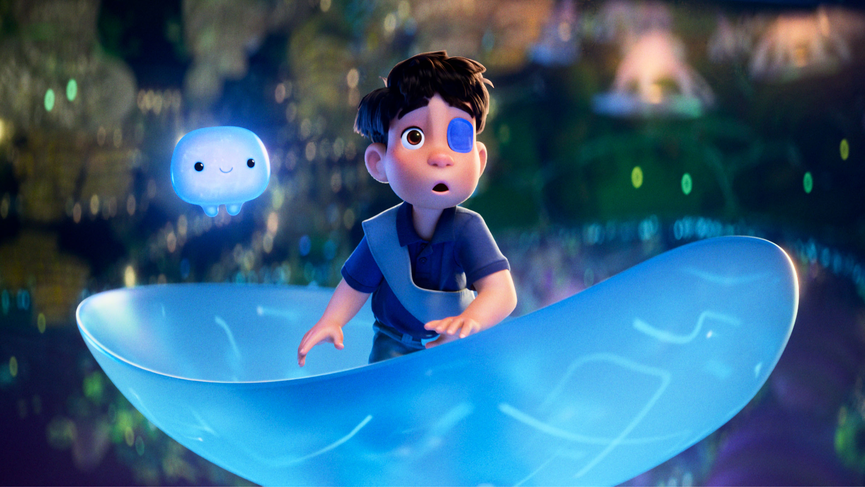 L-R: OOOOO and Elio as seen in a scene from Disney Pixar&#039;s &quot;Elio&quot;
