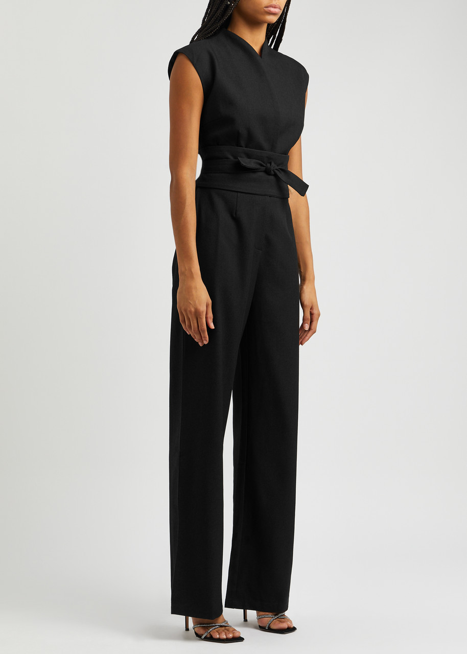 Ultimate Muse Wide-Leg Stretch-Crepe Jumpsuit