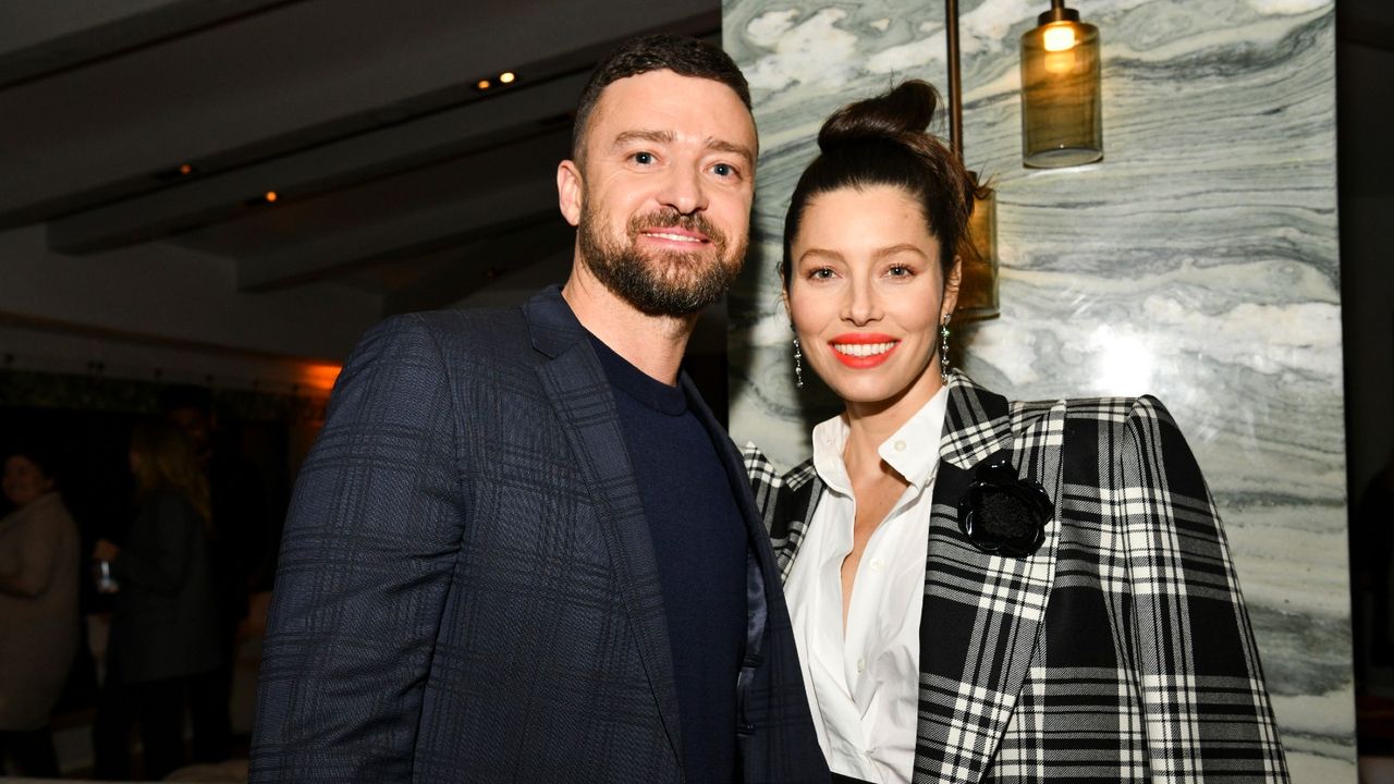 Justin Timberlake and wife Jessica Biel