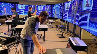 Laser TVs being tested with TV on screens