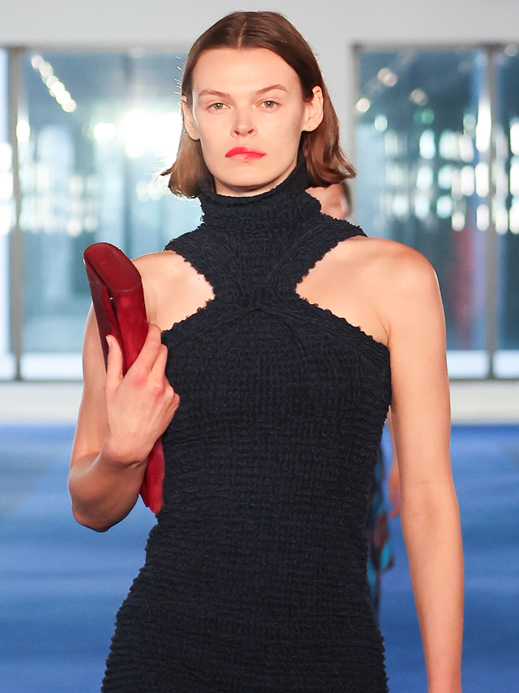 Proenza Schouler fall 2026 runway model.