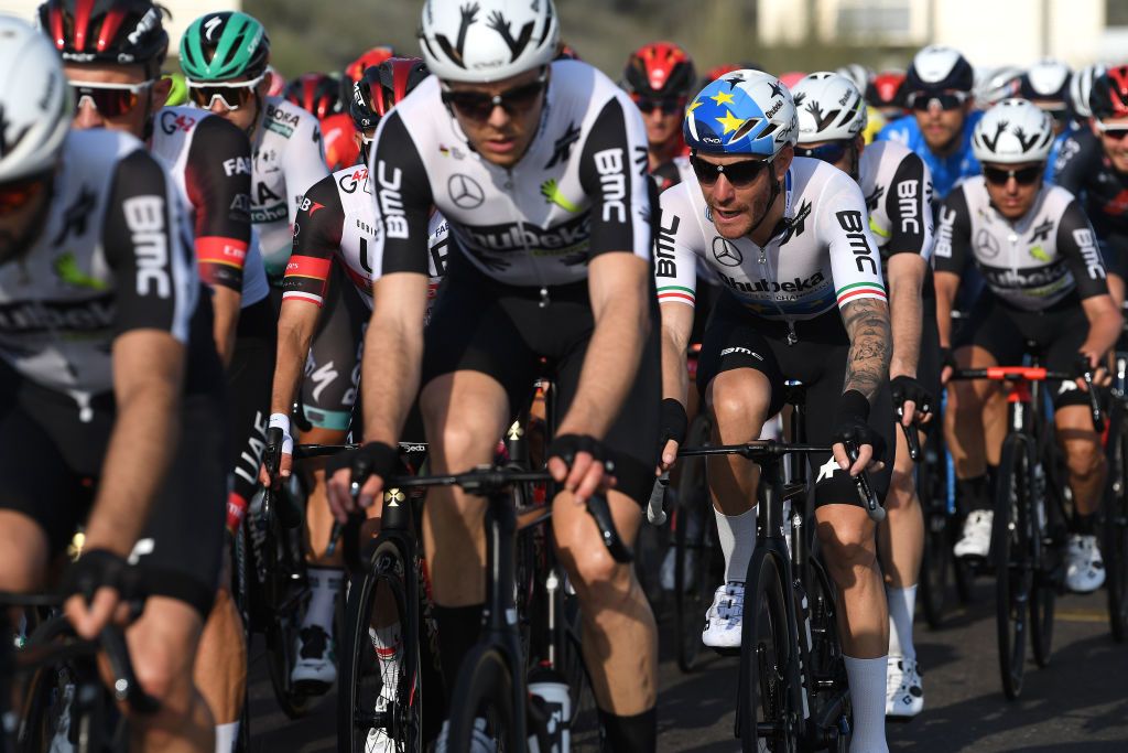 Qhubeka Assos protect Giacomo Nizzolo