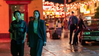 Jimmy O. Yang and Chloe Bennet in "Interior Chinatown" now streaming on Hulu