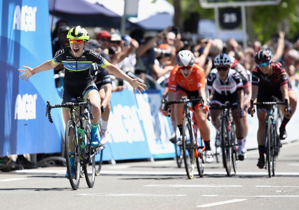2018 Tour of California Women's Race - Kendall Ryan wins opening stage