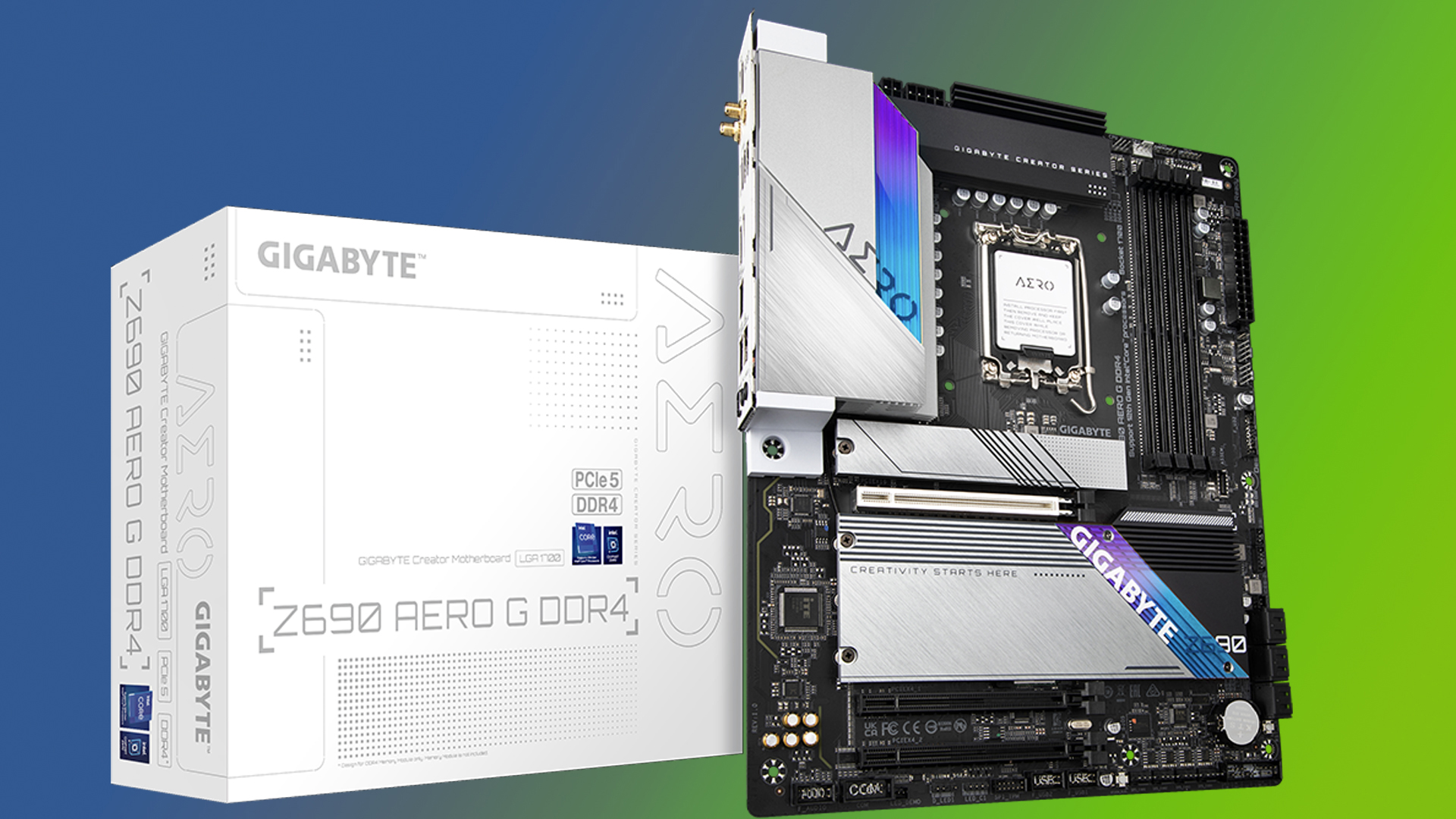 GIGABYTE Z690 AERO G Rev. 1.0 マザーボード ATX [Intel Z690チップ