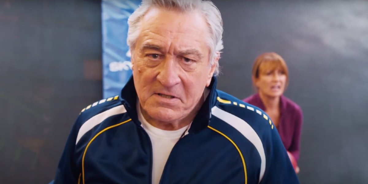 The War With Grandpa Robert De Niro in a tracksuit for dodgeball