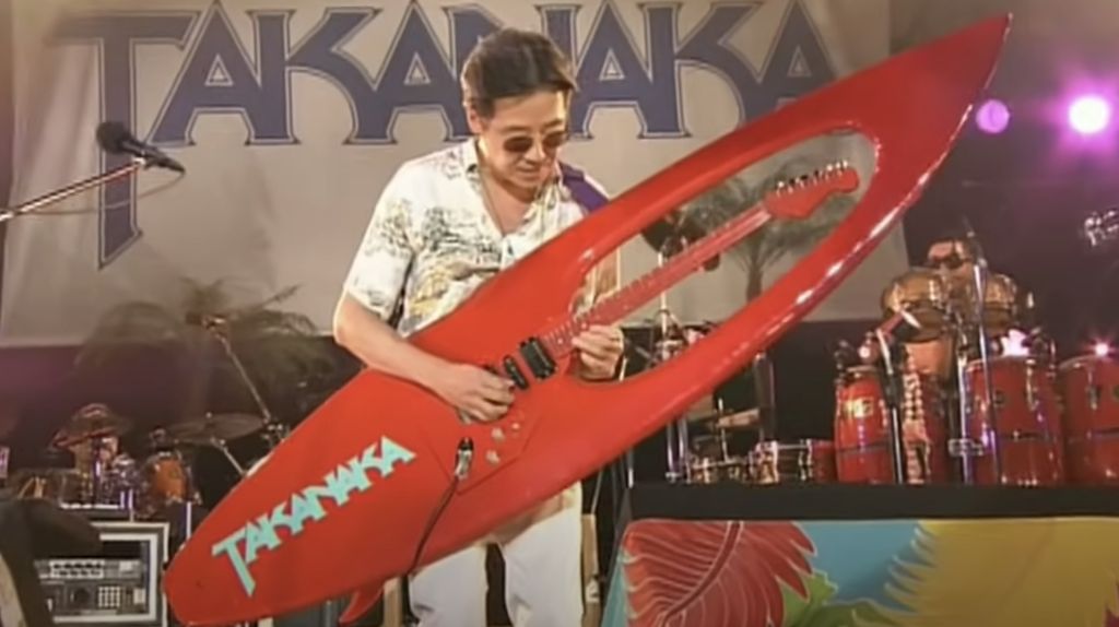 Watch Japanese fusion legend Masayoshi Takanaka shred on an awe