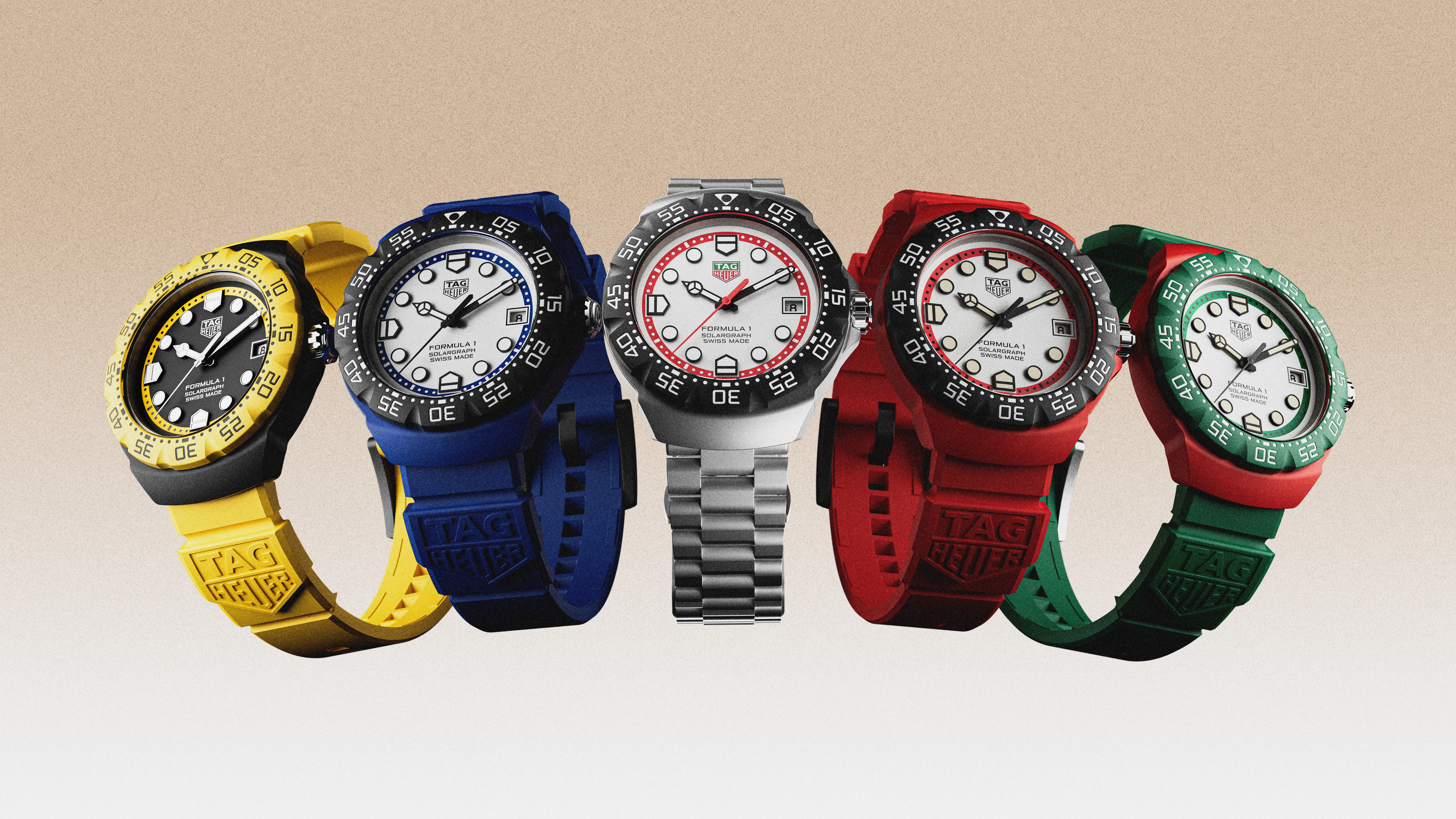 coloured watches