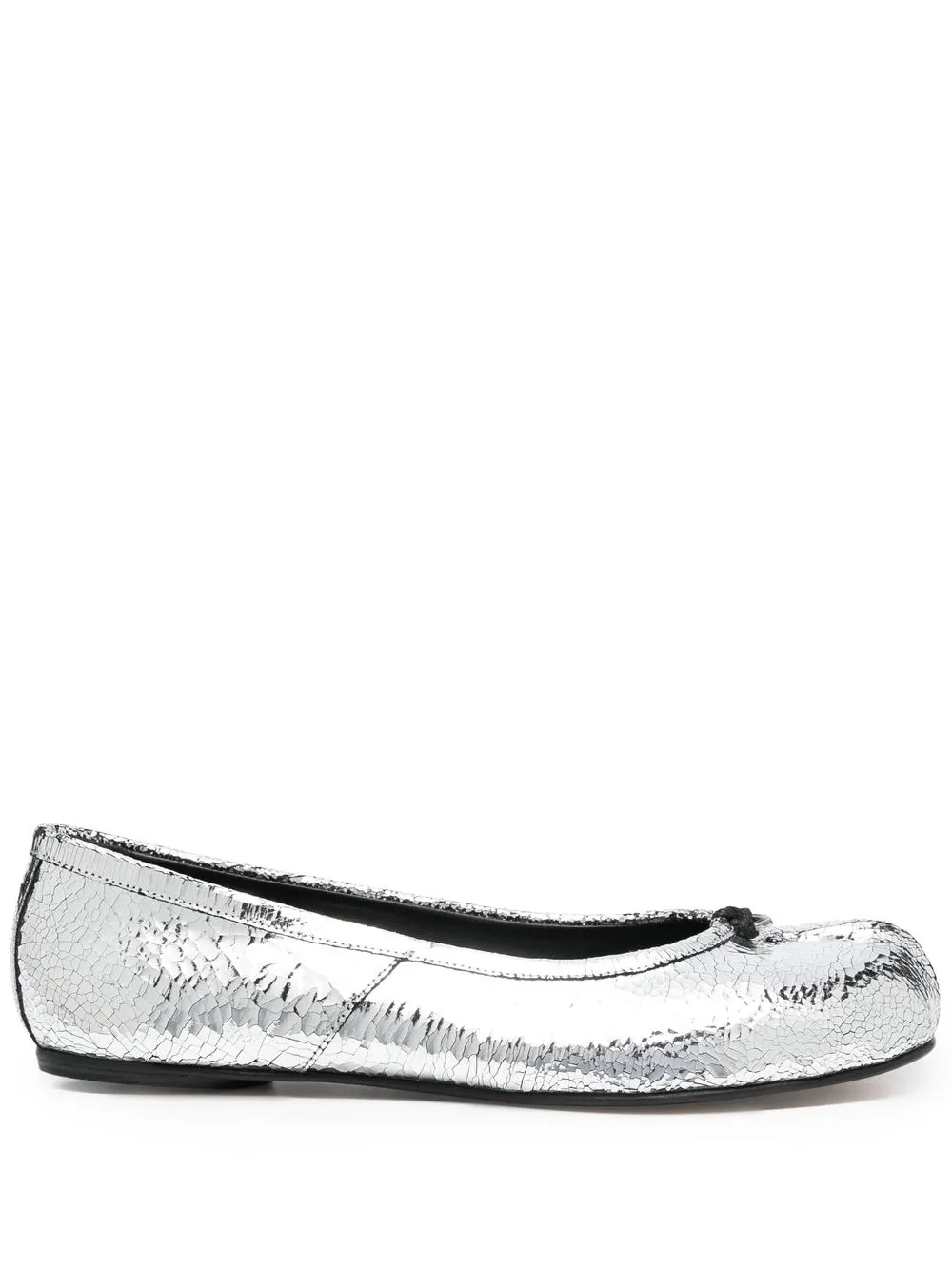 Tabi Mirror-Effect Ballerina Shoes | 35