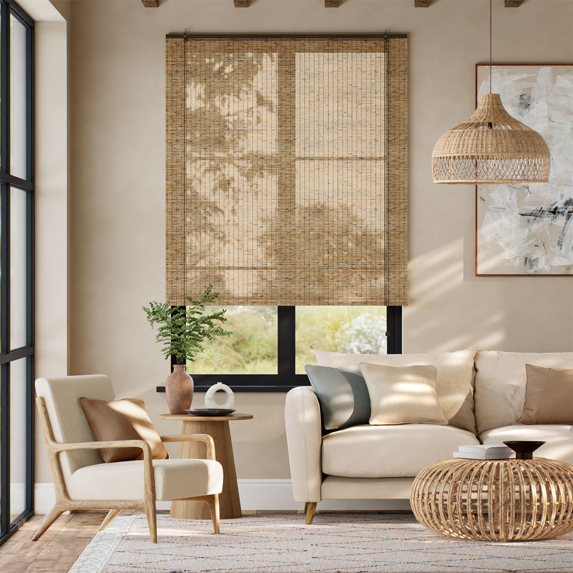 Blinds2go, Tuiss Cusco Maple Roll Up Blind