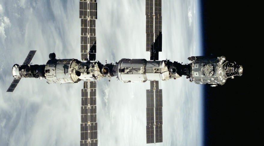 Russian Modules Attached to US Unity Module in 2000