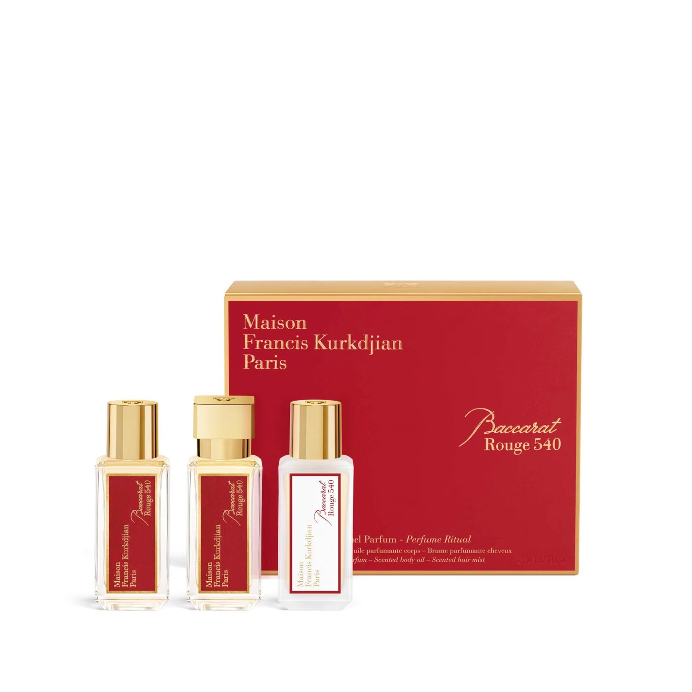 Maison Francis Kurkdjian Baccarat Rouge 540 Fragrance Gift Set (4 X 4ml)