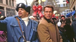 Sinbad and Arnold Schwarzenegger in Jingle All the Way