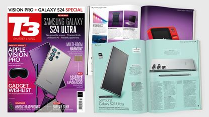 The cover of T3 357, featuring the coverline 'Samsung Galaxy S24 Ultra'.
