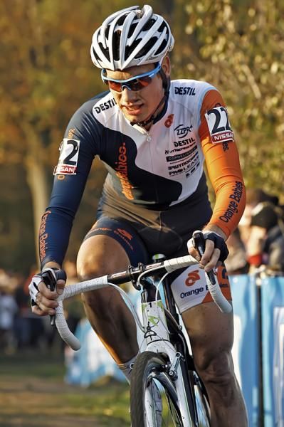 Eddy Van Ijzendoorn races at the Superprestige in Gavere
