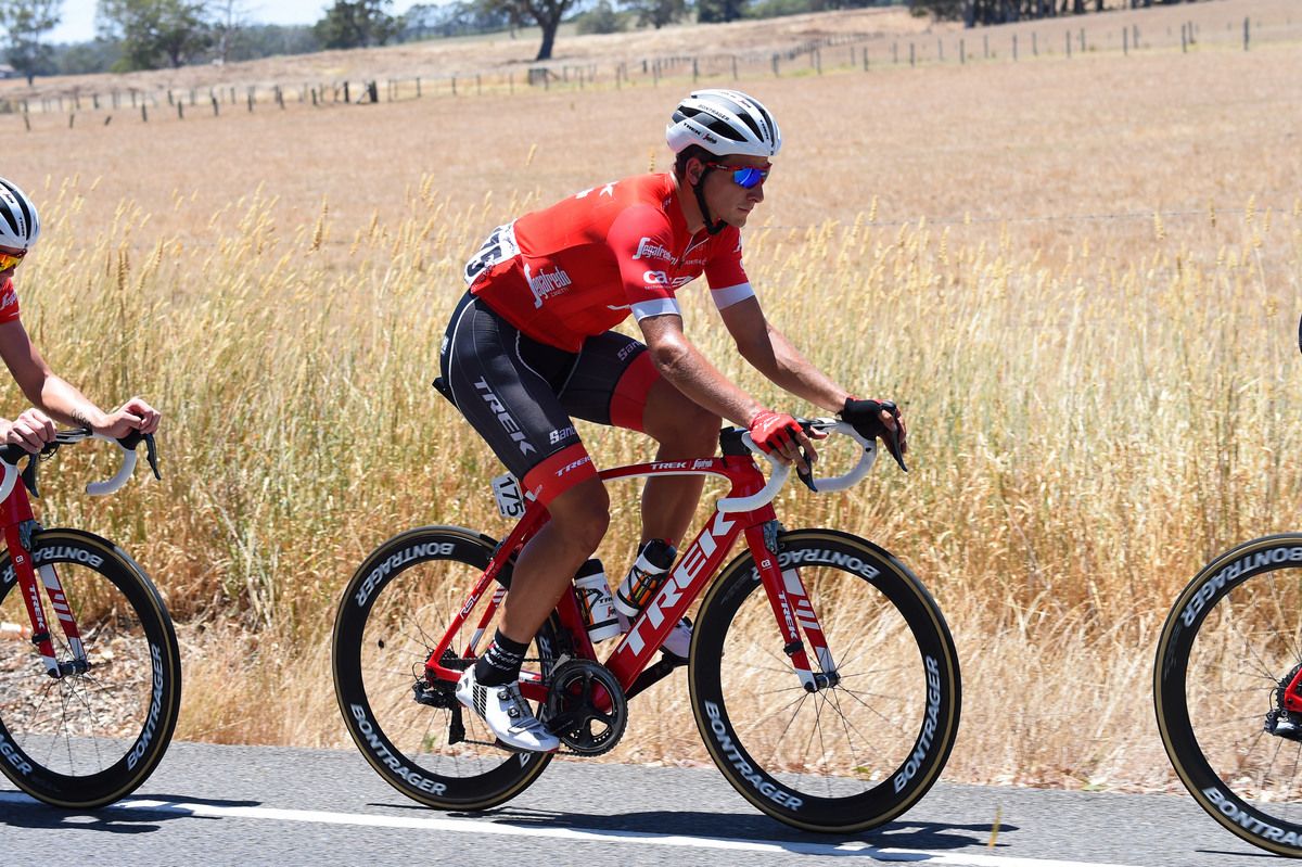 Alex Frame (Trek-Segafredo) under the Australian sun