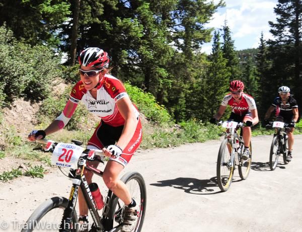 Krista Park (Incycle) riding to a third place finish.
