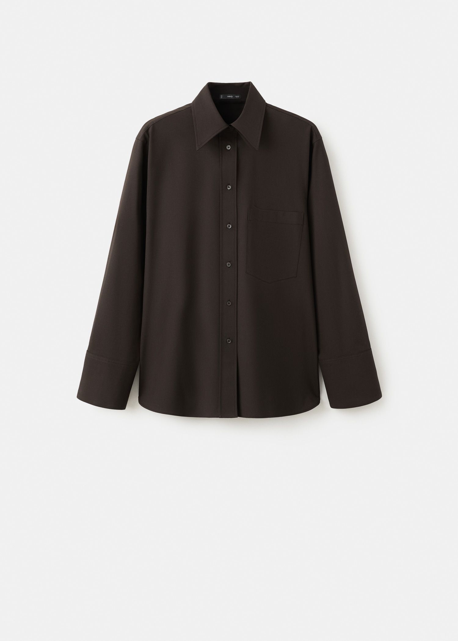 Straight Shirt With Pocket - Women | Mango Usa