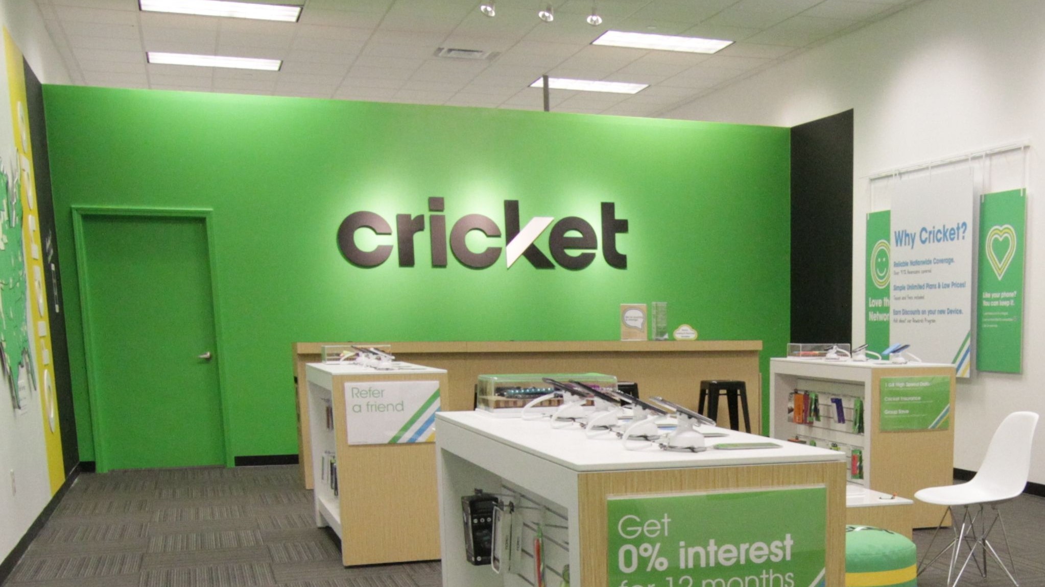 Cricket wireless retail store interior