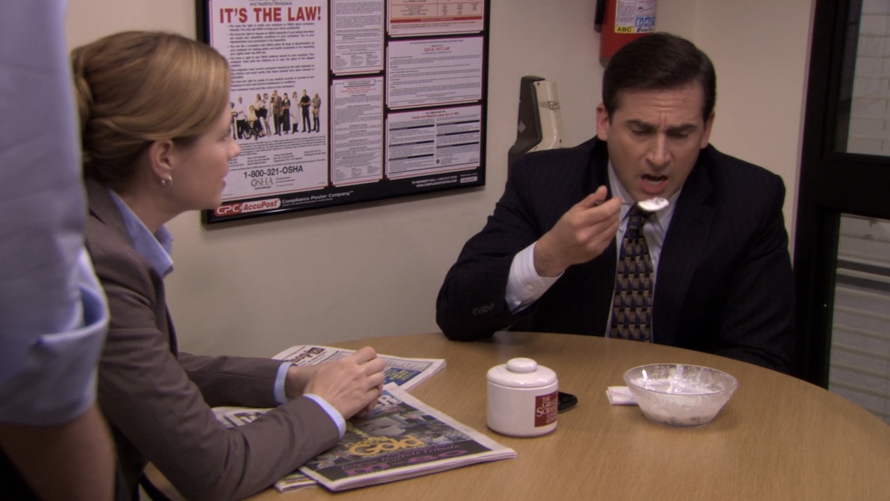 32 Hilarious Times In The Office Where Food Was Involved