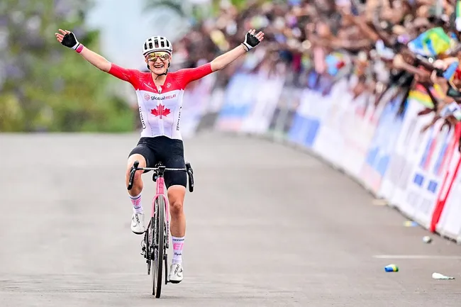 Magdeleine Vallieres vince è campionessa donne elite ai Mondiale del Rwanda (foto: Getty Images)