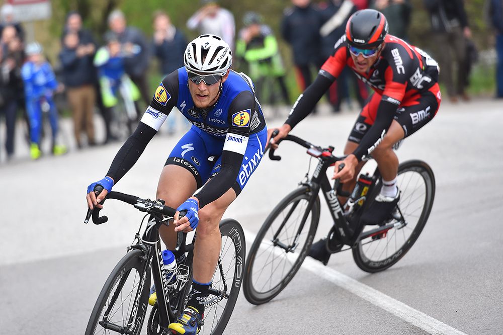 Matteo Trentin and Greg Van Avermaet