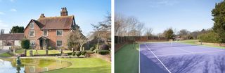 homes with tennis courts for sale