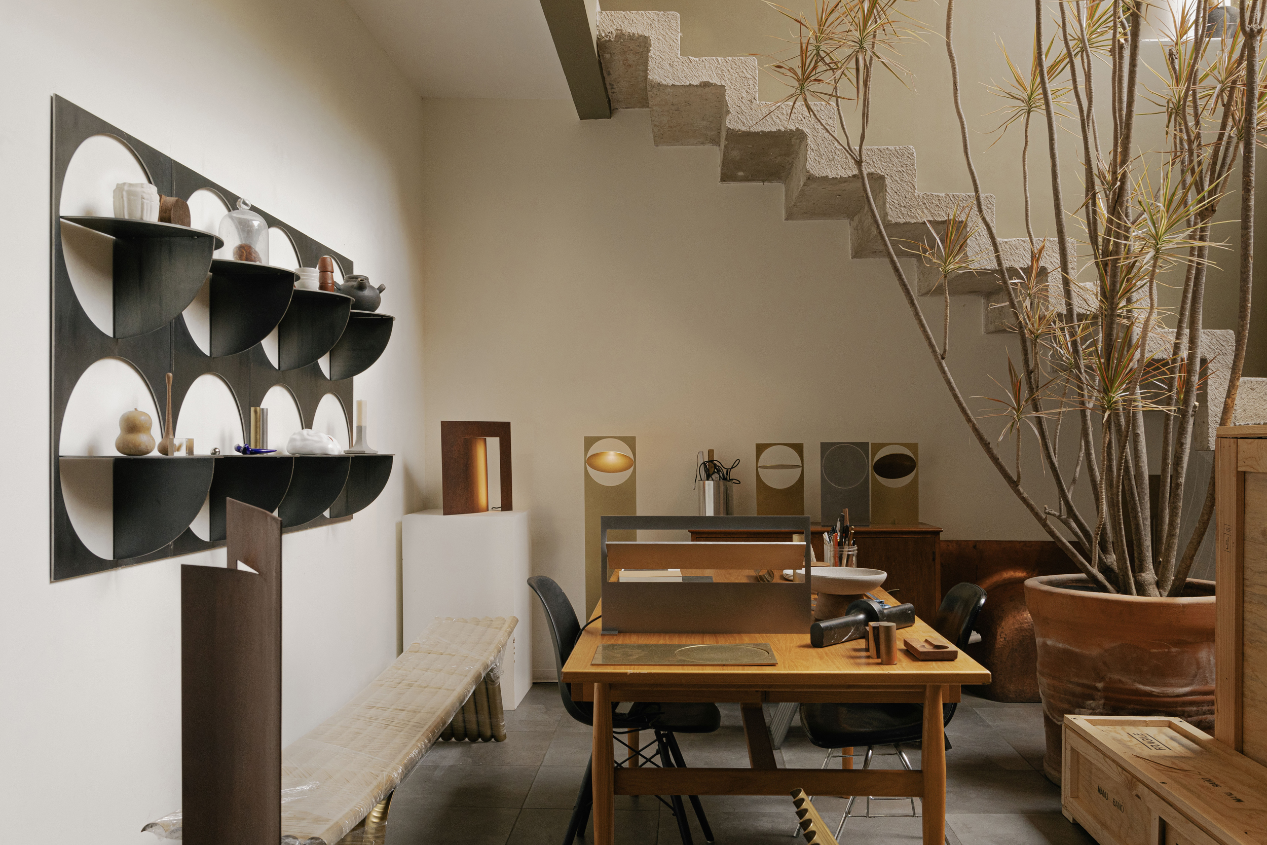 Manuel Bano studio in Mexico city