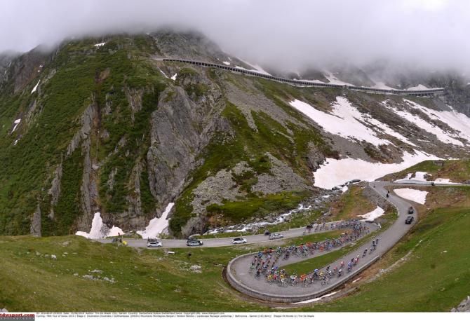 Some of the scenery of stage 2 on display