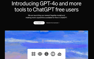 Chat GPT landing page
